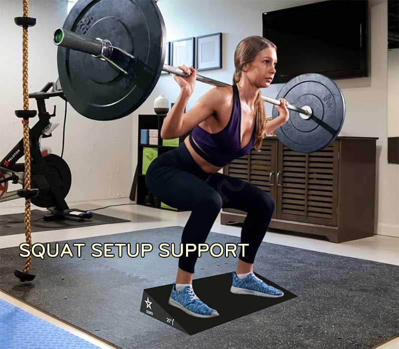 Squat setup support